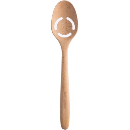 Pollepel met sleuven INNOVATIVE KITCHEN 33 cm, bruin, hout, Mason Cash