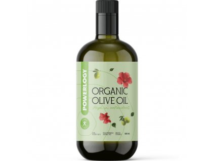 Biologische olijfolie extra vierge, 500 ml, Powerlogy