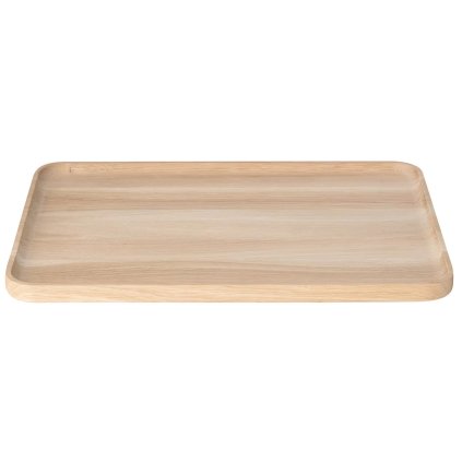 Dienblad OKU 40 x 30 cm, bruin, hout, Blomus