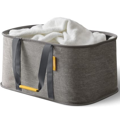 Wasmand HOLD-ALL 50023 35 l, opvouwbaar, grijs, polyester, Joseph Joseph