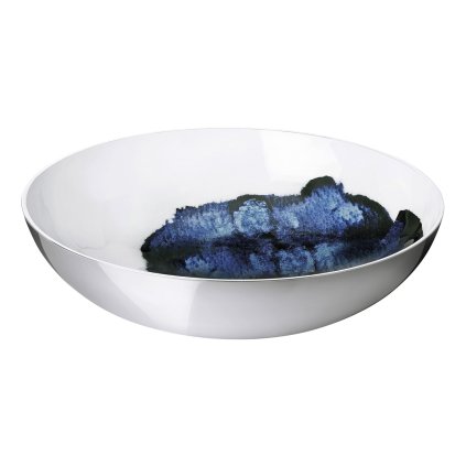 Serveerschaal STOCKHOLM AQUATIC 40 cm, zilver, aluminium, Stelton