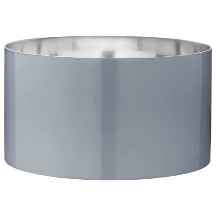 Slaschaal ARNE JACOBSEN 24 cm, rookblauw, roestvrij staal, Stelton