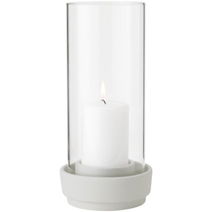 Windlicht HURRICANE 24 cm, zand, keramiek, Stelton