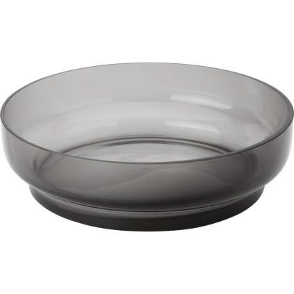 Serveerschaal HOOP 30 cm, rook, glas, Stelton