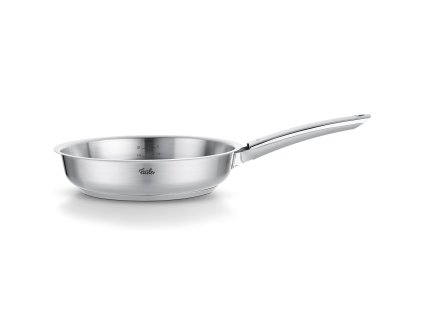 Universele koekenpan PURE 24 cm, zilver, roestvrij staal, Fissler