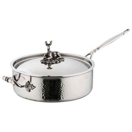 Sauteerpan OPUS PRIMA 26 cm, zilver, roestvrij staal, Ruffoni