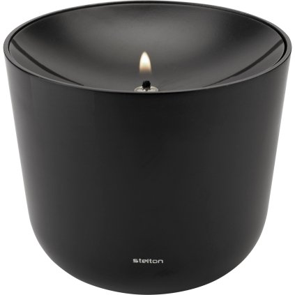 Olielamp SOLIS 11 cm, zwart, aluminium, Stelton