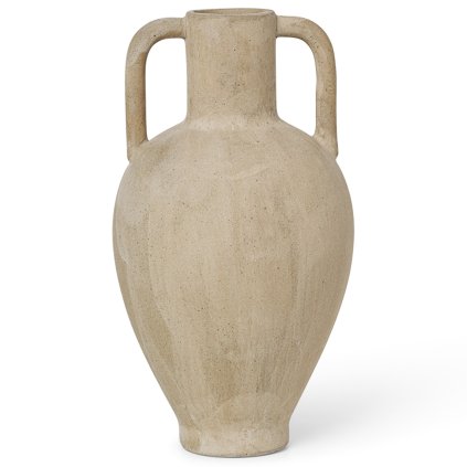 Vaas ARY 11,5 cm, zand, aardewerk, stevig LIVING