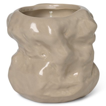 Geurkaars TUCK 9 cm, kasjmier, aardewerk, stevig LIVING