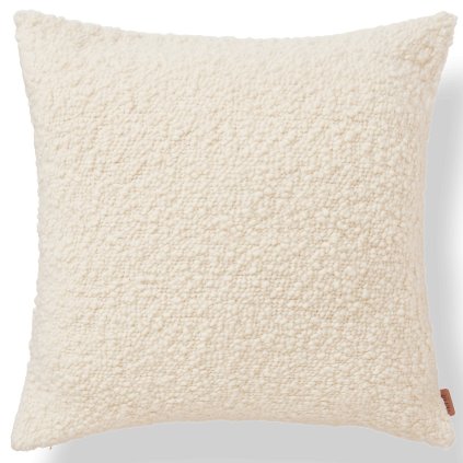 Kussentje MOOR 50 x 50 cm, wit, wol, stevig LIVING