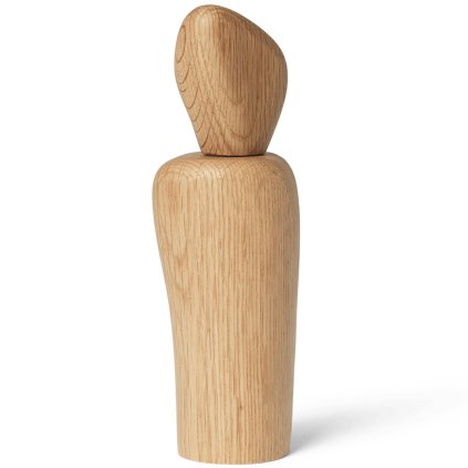 Peper- of zoutmolen CAIRN 21 cm, licht bruin, hout, stevig LIVING