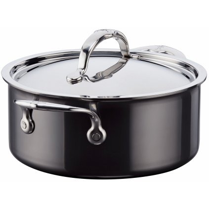 Kookpan NANOBOND TITANIUM 20 cm, 2,8 l, roestvrij staal, Hestan