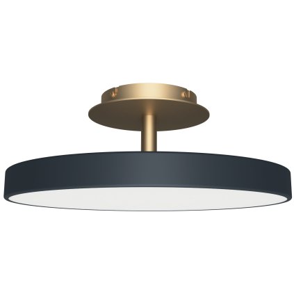 Hanglamp ASTERIA UP 43 cm, grijs / goud, aluminum, Umage