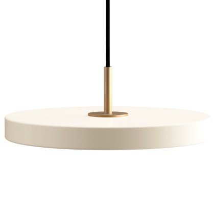 Hanglamp ASTERIA 31 cm, wit / goud, aluminum, Umage