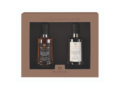 216677 darkova sada oil vinegar extra panensky olivovy olej balzamikovy ocet 2 x 100 ml plantin