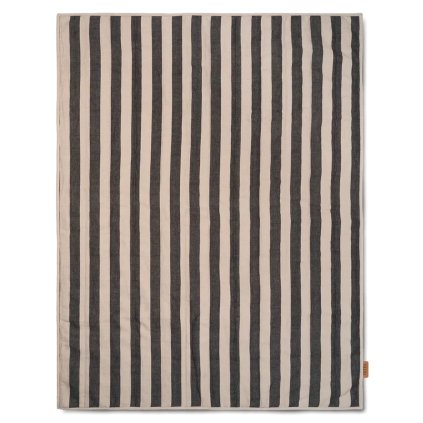 216848 prehoz pres postel grand 120 x 170 cm piskova cerna bavlna len ferm living