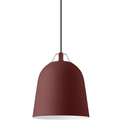 217097 zavesna lampa clover 29 cm burgundska hlinik eva solo