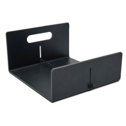 217364 4 drzak na ubrousky nupo 18 cm antracitova antracitova kuze hlinik lind dna