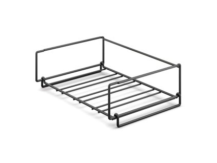 222783 stojan na vino cubeto 38 cm cerna nerezova ocel zack