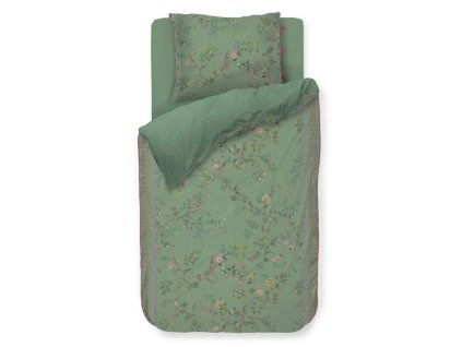 223053 jednoluzkove povleceni bustani 140 x 200 cm zelena bavlneny perkal pip studio