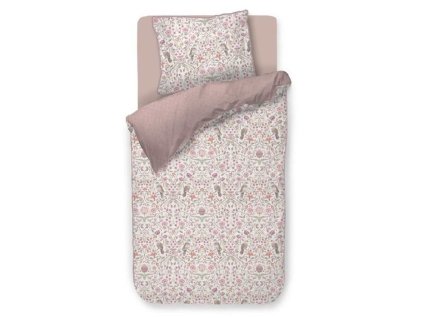 223080 jednoluzkove povleceni garden of dove 140 x 200 cm ruzova bavlneny perkal pip studio