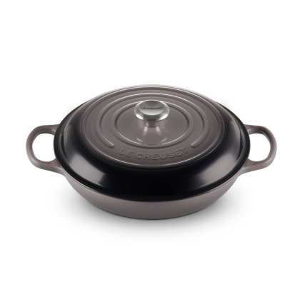 224175 kastrol signature 30 cm 3 5 l flint litina le creuset