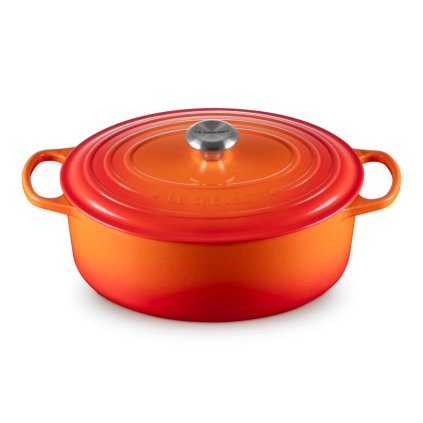 224844 kastrol signature 31 cm 6 3 l ovalny flame litina le creuset