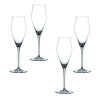 Champagneglas VINOVA CHAMPAGNE 280 ml, set van 4 stuks, Nachtmann