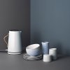 Schotels voor de mok voor koffie klein Emma blauw 2 stuks Deens modern 2.0 Stelton