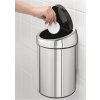Touch prullenbak TOUCH BIN 3 l, glanzend staal, Brabantia