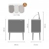 Touch prullenbak BO 3 x 11 l, wit, Brabantia
