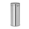 Touch prullenbak TOUCH BIN NEW 30 l, vingerafdrukbestendig, mat staal, Brabantia