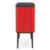 Touch prullenbak BO 11 + 23 l, rood, Brabantia