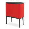 Touch prullenbak BO 11 + 23 l, rood, Brabantia