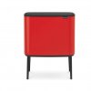 Touch prullenbak BO 11 + 23 l, rood, Brabantia