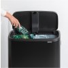 Touch prullenbak BO HI 2 x 30 l, zwart, Brabantia