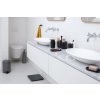 Toiletborstel met houder, wc-rolhouder en reserverolstandaard (set) RENEW, platina, Brabantia