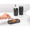 Zeepdispenser en tandenborstelbeker (set), grijs, Brabantia