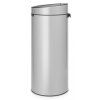 Touch prullenbak TOUCH BIN NEW 30 l, metallic grijs, Brabantia