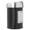 Touch prullenbak TOUCH BIN 3 l, zwart, Brabantia