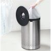 Wasmand 60 l, mat staal, Brabantia