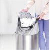 Wasmand 60 l, mat staal, Brabantia