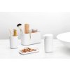 Zeepdispenser en tandenborstelbeker (set), wit, Brabantia