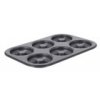 Donut-bakvorm, voor 6 donuts, staal, de Buyer