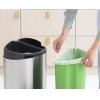 Touch prullenbak TOUCH BIN NEW 23 + 10 l, mat staal, Brabantia