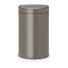 Touch prullenbak TOUCH BIN NEW 23 + 10 l, platina, Brabantia