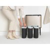 Touch prullenbak TOUCH BIN 3 x 11 l, champagne, Brabantia