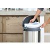 Pedaalemmer FLATBACK 30 l, geruisloos, staal, Brabantia