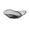 Fruitschaal TRINITY 33 cm, laag, zwart, Alessi