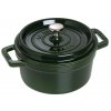 Lage braadpan COCOTTE 28 cm, met stoominzet, basilicum, gietijzer, Staub